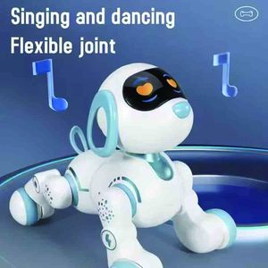 インテリジェントリモートセンシングロボット犬が歌ったり踊ったりできる子供の早期教育物語電気プログラミングスタントおもちゃ犬 - Product Image 5