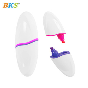 散装折扣耐用塑料荧光笔，颜色鲜艳，用于笔记和定制品牌 - Product Image 5