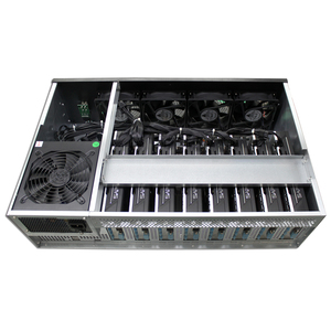 Custom Computer Server Case 8GPU Sistema PC Chasis Conjunto completo Barebone Gpu Rig Case - Product Image 4