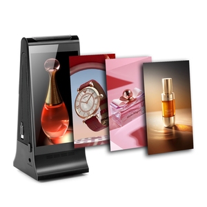 FYD868 Dual 7 pulgadas Mesa interactiva Pequeño LCD Señalización digital Publicidad Pantalla Reproductor Sensor de movimiento incorporado - Product Image 5
