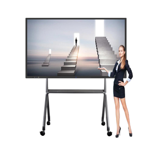 65 дюймов Интерактивная смарт-плата с 4K HD инфракрасный 20 сенсорных точек дисплей для бизнеса и образования