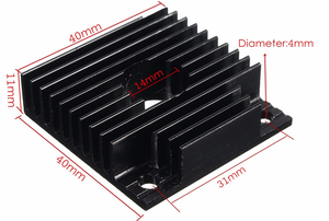 Factory Customize Extruded Round Shape Aluminum <strong>Heatsink</strong> with Cnc Milling Holes - Product Image 3