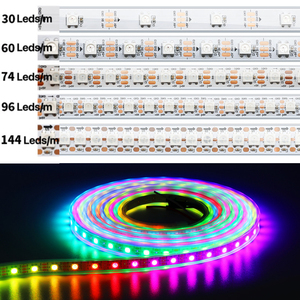 12V RGB striscia di luce intelligente 5050 SMD 60LED vacanza striscia a LED APP WiFi controllo vocale flessibile telecomando luce per le vacanze - Product Image 4