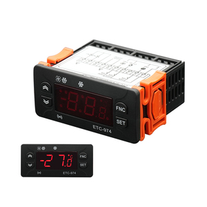 Controlador de humedad de cámara fría y controlador de temperatura digital Termostatos LED Instrumentos táctiles fáciles - Product Image 1