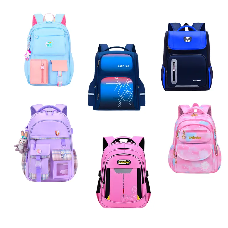 Mochilas escolares para meninas, bolsa escolar de arco-íris com estampa de arco-íris em 3d