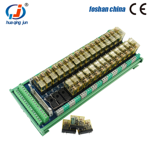 Módulo de relé SDPT Hequan de 32 canales, 24VDC, 1NO, 1NC, relés electromagnéticos, tablero de control industrial de salida PLC - Product Image 4