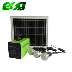 便携式20W DC迷你太阳能系统3w发光二极管灯锂离子电池MPPT控制器10kw家用户外太阳能 - Product Image 4