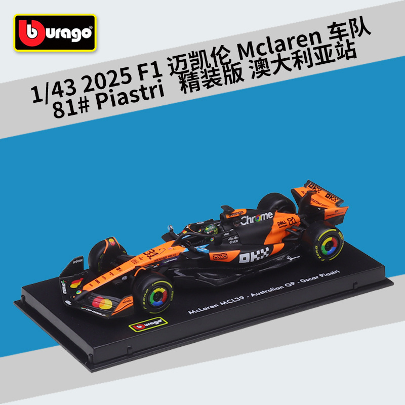 2025 McLaren Team MCL39 81 Piastri Australie Station
