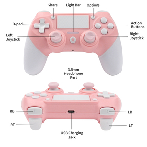 RALAN für PS4 Controller Bluetooth PC drahtlos günstiger Verbindung mit P4 Konsole Gamepad - Product Image 2