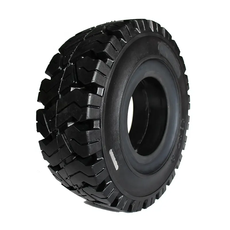 Peças sobressalentes para empilhadeiras, pneus de empilhadeira de 3-7 toneladas, pneus sólidos, perfil pneumático, rodas sólidas
