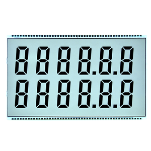 Display LCD per auto TN a 7 segmenti con display LCD a 12 cifre personalizzato per distributore di carburante - Product Image 5
