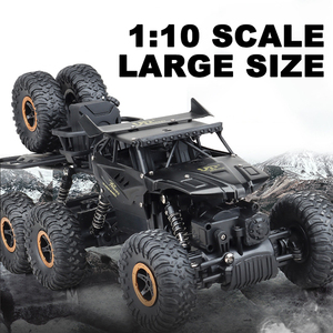 1:10 6WD Diecast Metal canavar kamyon Model kaya paletli uzaktan kumanda RC araba çocuklar için - Product Image 2