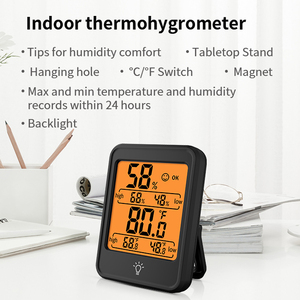 Digital <strong>Humidity</strong> <strong>Display</strong> <strong>Sensor</strong> Wetterstation <strong>Humidity</strong> Meter Thermometer <strong>Humidity</strong> Gauge Indicator Indoor Thermometer Hygrometer - Product Image 6