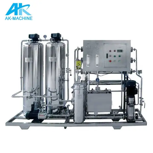 AK MACHINE RO-500 500LPH RO sistema di trattamento dell'acqua potabile pura/potabile/attrezzatura di filtrazione ad osmosi inversa