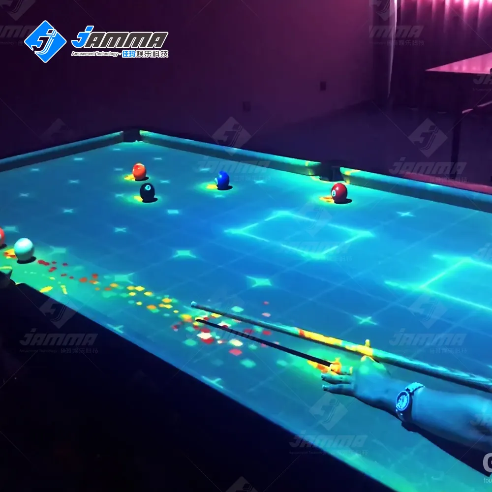 D'attractions intérieur Jeu De Billard Tables 3D Interactif De Projection snooker et de billard tables Jeux