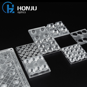 ไฟถนน PC Pmma โปรเจคเตอร์แสงโฟกัส Street OEM โมดูลเลนส์ LED ไม่สมมาตร PC 173*72 มม.โปร่งใส Hongzhu - Product Image 5