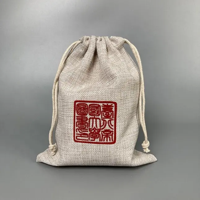 Petits sacs à vin en Jute pour Shopping, 50Kg, emballage, fourre-tout, utilisé en chine, pour les cadeaux, vente en gros