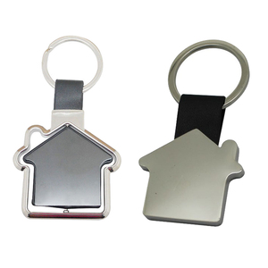 Metal <strong>Key</strong> Chain Hotel Laser Number Custom Logo Carved Advertising Promotional Gift Wholesale <strong>House</strong> <strong>Shaped</strong> Keychain
