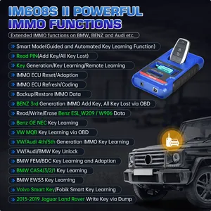 2024 Autel MaxiIM IM608S II escáner herramienta de diagnóstico de coche escáner automotriz codificación ECU programación de llave IMMO mejorada de IM608 PRO - Product Image 3