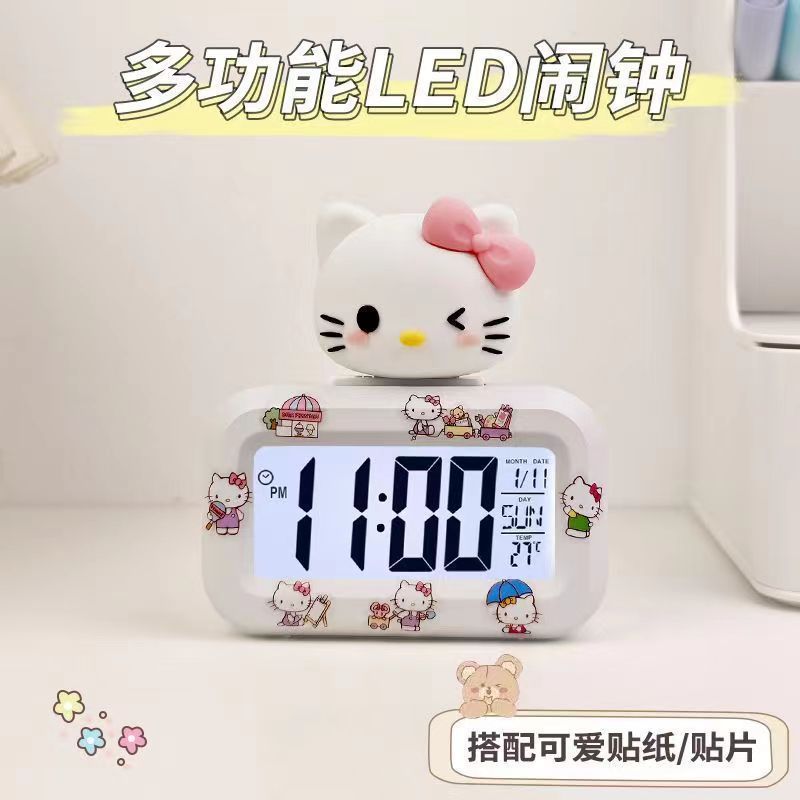 Batterie autocollante Hello Kitty blanche
