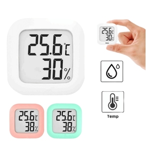 Termómetro Digital LCD con expresión de cara sonriente, higrómetro, pantalla para habitación interior, Sensor electrónico de temperatura y humedad - Product Image 2
