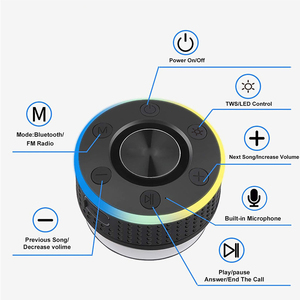 A prezzo di fabbrica portatile IPX7 impermeabile Bluetooth altoparlanti Wireless RGB illuminazione LED ventosa Mini 5W Computer scatola uso domestico - Product Image 2