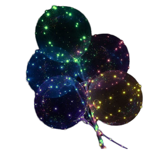 Sıcak satış 20-Inch Led Bobo balon düğün doğum günü partisi süslemeleri için dekoratif aksesuarlar için şeffaf Led ışık - Product Image 1