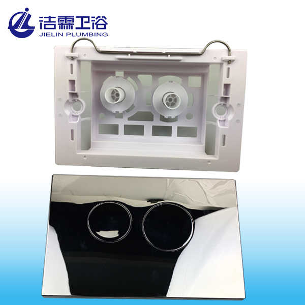 CE Certified T7001 Wall-Mounted Modern Metal Frame Pneumatic Toilet Concealed HDPE Tank with Dual-Flush Feature