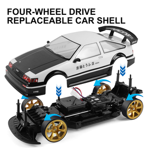 <strong>1</strong>:10 Scale High Speed Dual Mode 4WD <strong>RC</strong> Racing Car <strong>Model</strong> <strong>40</strong>-70Km/h Electric Remote Control Drift Car Expert Charger USB Cable - Product Image 2