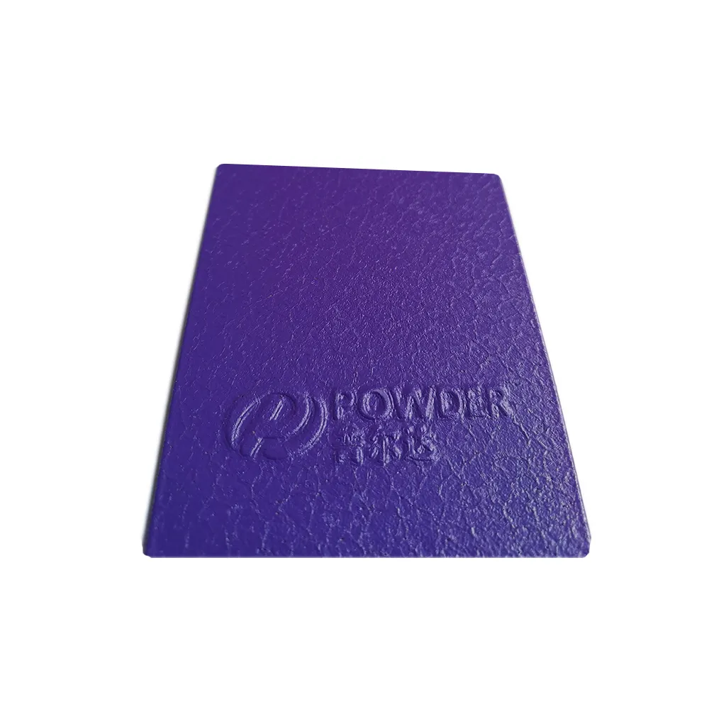 Peinture de revêtement en poudre de polyuréthane à Texture de peau de Crocodile de couleur violette personnalisée