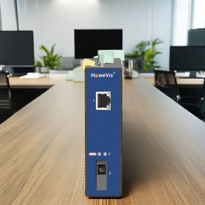 Conmutadores de red gestionados POE VLAN a precio de fábrica, conmutador de carril Din Ethernet Industrial de 100Mbps, interfaz RJ45 SC, una QoS apilable - Product Image 1