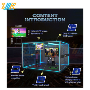 Игры с датчиками движения с 75-дюймовым мобильным ЖК-экраном, интерактивная игра с человеческим телом, соматосенсорная интерактивная игра - Product Image 4