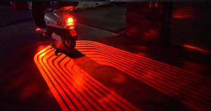 LED melek kanat karşılama ışık modifiye şasi ışık projeksiyon motosikletler için kolay kurulum aydınlatma sistemi - Product Image 5