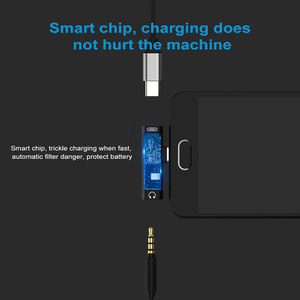 迷你C型音频适配器2合1 C型至35毫米插孔耳机电缆usb-c三星小米华为LG HTC充电充电代码 - Product Image 2