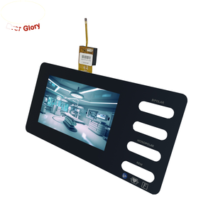 Alto brillo 8 pulgadas frontal IP65 impermeable TFT LCD interfaz USB antideslumbrante múltiples puntos táctiles módulo táctil capacitivo - Product Image 2