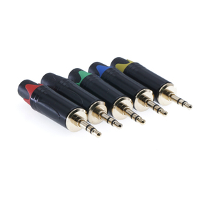 Tekli chapado en oro RCA Audio Video cabeza altavoz amplificador AV cableado enchufe solo Cable doble canal adaptador macho conector RCA - Product Image 2