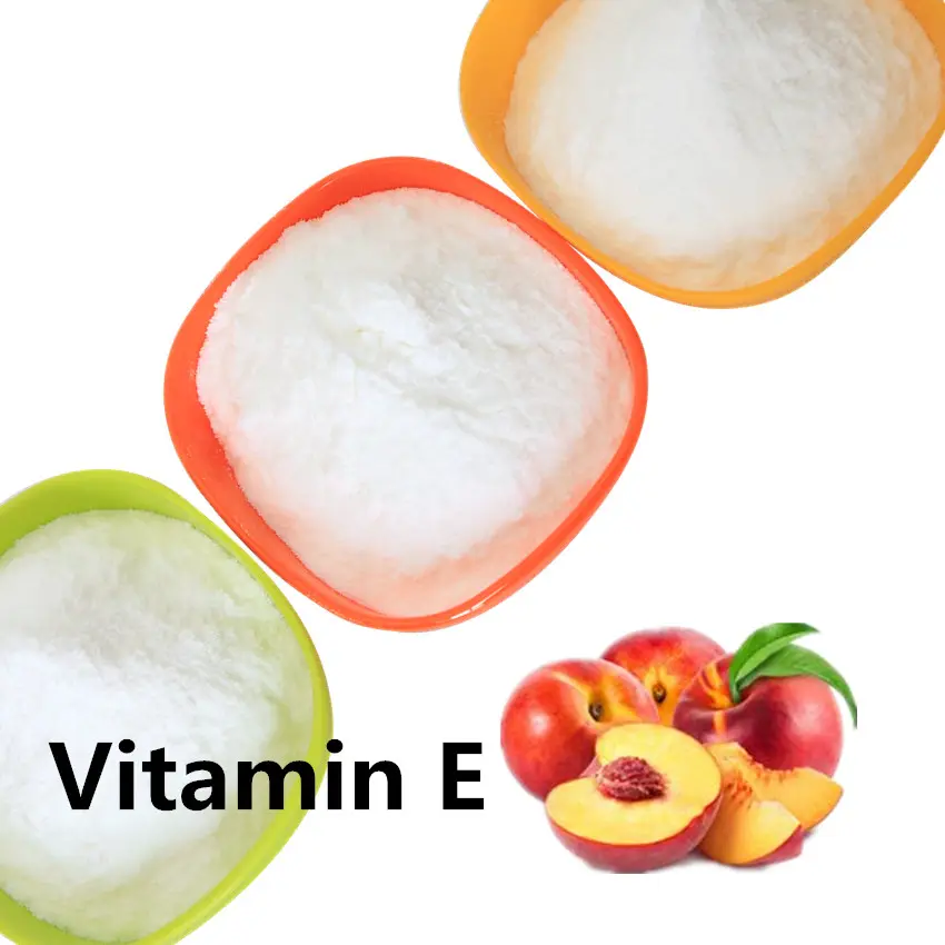 Giá bán buôn tự nhiên Vitamin E 50% 98% thức ăn lớp chăm sóc da Vitamin E bột