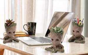 Büyük Groot çiçek saksısı Pot araç seti ile ağaç adam sevimli Model bahçe Pot çiçeklik kalem Pot Guardians - Product Image 6