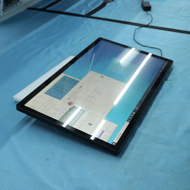 IRXSEE, precio de fábrica, monitor de pantalla táctil de oficina de 27 pulgadas, tablero digital interactivo inteligente para educación
