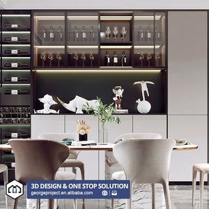 Servicio de diseño de interiores de Villa Renderizado 3D Soluciones integrales para proyectos domésticos Servicio de diseño de interiores de estilo moderno Renderizado 3D - Product Image 2