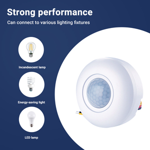 Nuevo diseño, controlador de interruptor inalámbrico de 220V, interruptor de sensor de movimiento PIR para iluminación, interruptor de encendido y apagado automático - Product Image 5