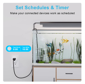 Tuya 16A สมาร์ทปลั๊ก Zigbee ซ็อกเก็ต WiFi สหรัฐอเมริกาแคนาดาเม็กซิโกเปรูญี่ปุ่นการตรวจสอบกําลังไฟฟังก์ชั่นจับเวลาทํางานร่วมกับ Alexa Google หน้าแรก - Product Image 3