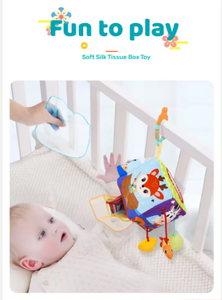 Penjualan langsung pabrik grosir mainan liontin lonceng tempat tidur bayi gutta-percha mainan gantung bola persegi 6 sisi sensor laut kustom - Product Image 4