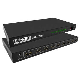 Divisor de 8 puertos Hd mi, 1 en 8, 1080p, versión 1,4, 1x2, 1x4, 1x8, compatible con 3d, HDTV, 1x8, 1 interruptor, 1 entrada y 8 salidas - Product Image 1