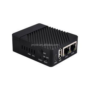 Lampone Pi CM4 doppia porta Ethernet Gigabit Mini scheda di espansione CM4 Host con guscio metallico
