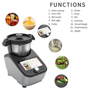 7-Inch Display Kitchen Robot Wireless Cooking Machine with Thermoelectric Multi-Function Food Processor <strong>Mixer</strong> - Product Image 3