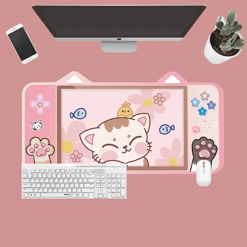 Fox Karton niedlich Mouse pad Zoll Größe Design Anti-Rutsch-Gamer Mäuse Teppich PC Schreibtisch Matte Tastatur Computer Mauspads