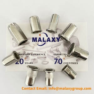 MALAXY China <strong>Rivet</strong> <strong>Nut</strong> Manufacture M3 M5 <strong>M6</strong> M12 Semi-hex Blind <strong>Rivets</strong> <strong>Nuts</strong> Stainless Steel <strong>Close</strong>-<strong>end</strong> <strong>Rivet</strong> <strong>Nut</strong>