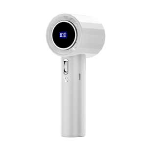 Ventola di ricarica USB portatile ad alta velocità transfrontaliera 100 Display digitale grande vento violenza funzione portatile per uso domestico - Product Image 4
