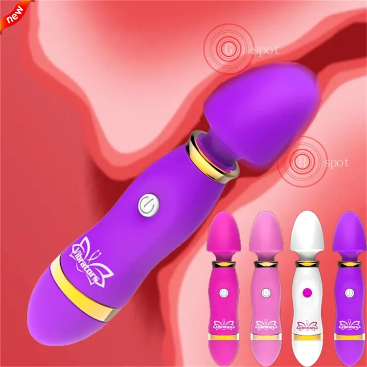 G Spot vibratör sihirli değnek AV sopa kadın mastürbasyon klitoris stimülatörü erotik seks oyuncakları kadın çiftler için cinsel sağlık